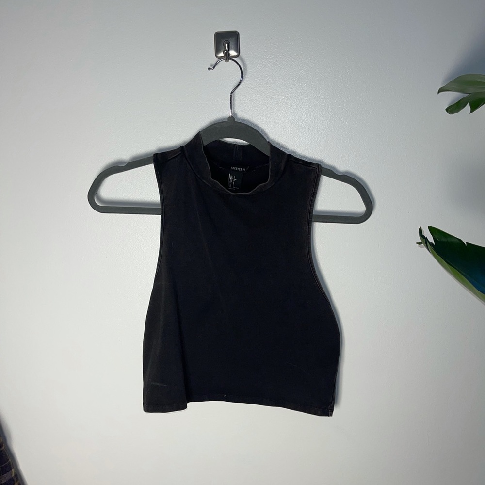 forever 21 racer back crop top